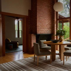 Silla Shoreland, diseñada por Brian Paquette para Lawson-Fenning, silla de comedor moderna