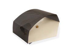 Lawson-Fenning Hexagon Perforated Sconce, Modern Black & White Wall Light