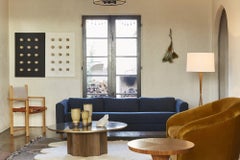 Lawson-Fenning Isherwood Sofa, mit Rillenpolsterung aus Mohair und Eiche, modernes Sofa
