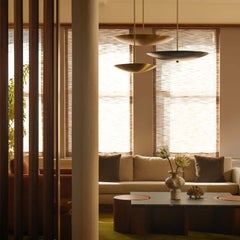 Lawson-Fenning Alta Brass Dome, Modern Solid Brass Pendant Light