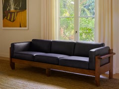 Lawson-Fenning Portola Sofa, Nubby Weave Cushions & Solid Oak Base, Modern Couch