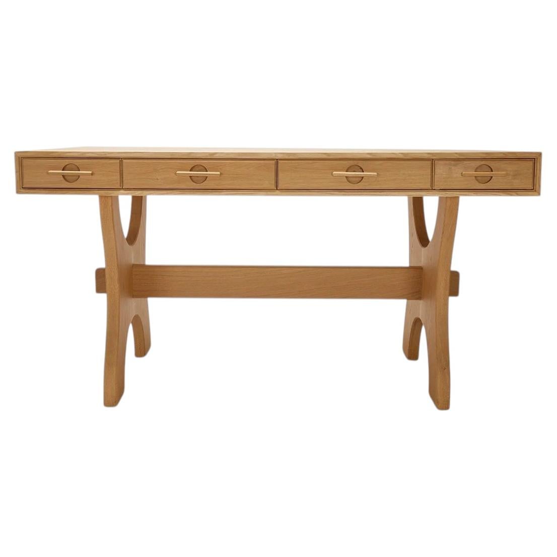 Lawson-Fenning Ojai Schreibtisch, Schubladen und Gestell aus massiver Eiche, Schreibtisch