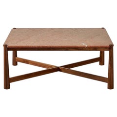 Lawson-Fenning Bronson Coffee Table - Square, Modern Marble Cocktail Table