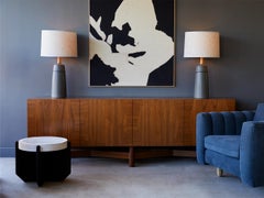 Lawson-Fenning Bronson Cabinet, Walnut Parquet, Modern Sideboard
