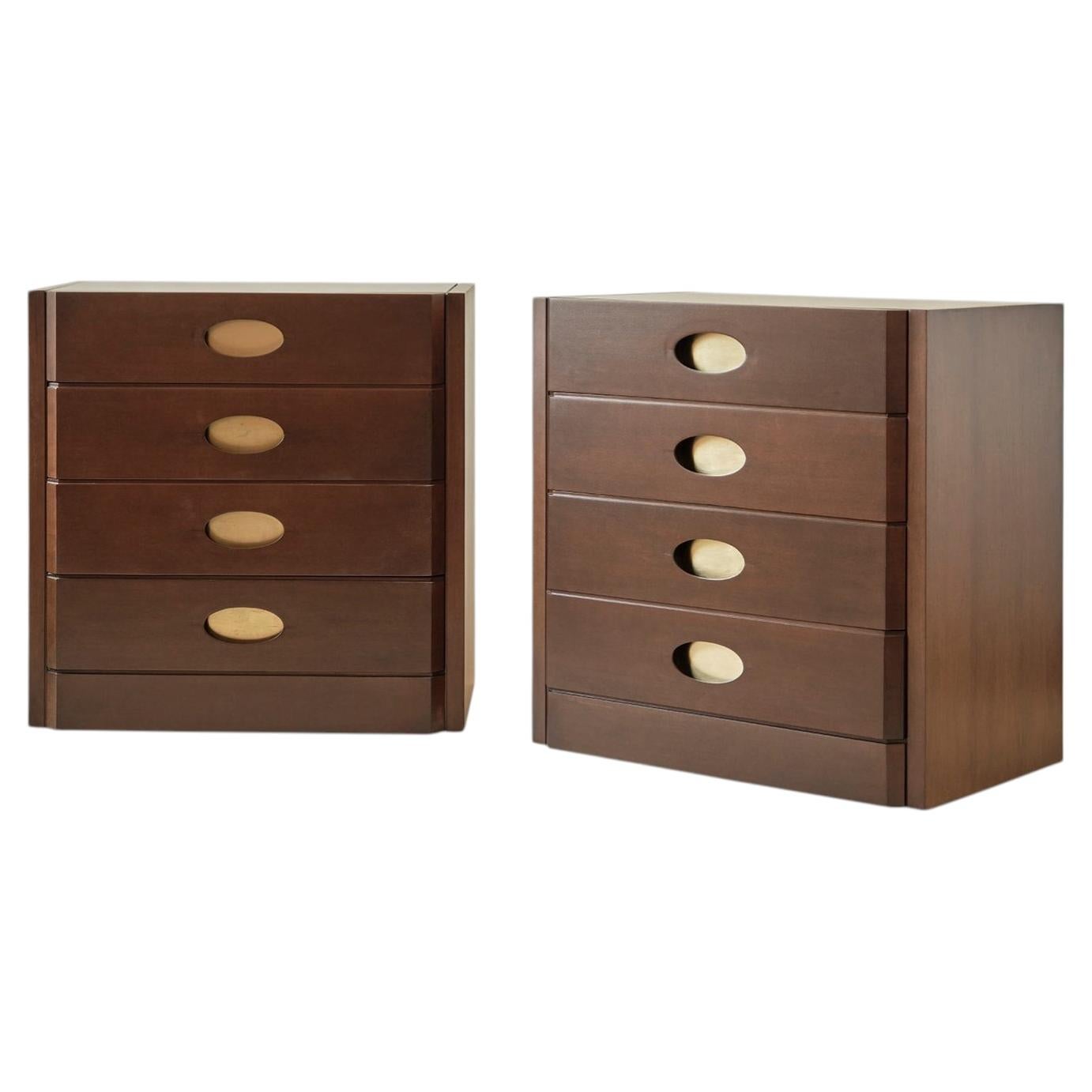 Luigi Caccia Dominioni Chests, Italy c1950s For Sale