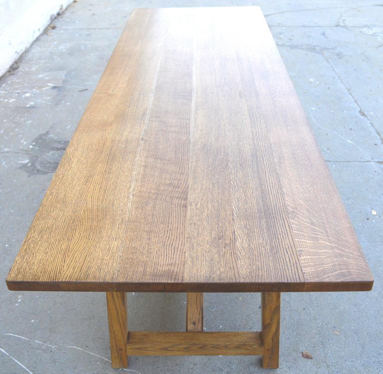 Custom Dining Table in Rift White Oak, Built to Order by Petersen