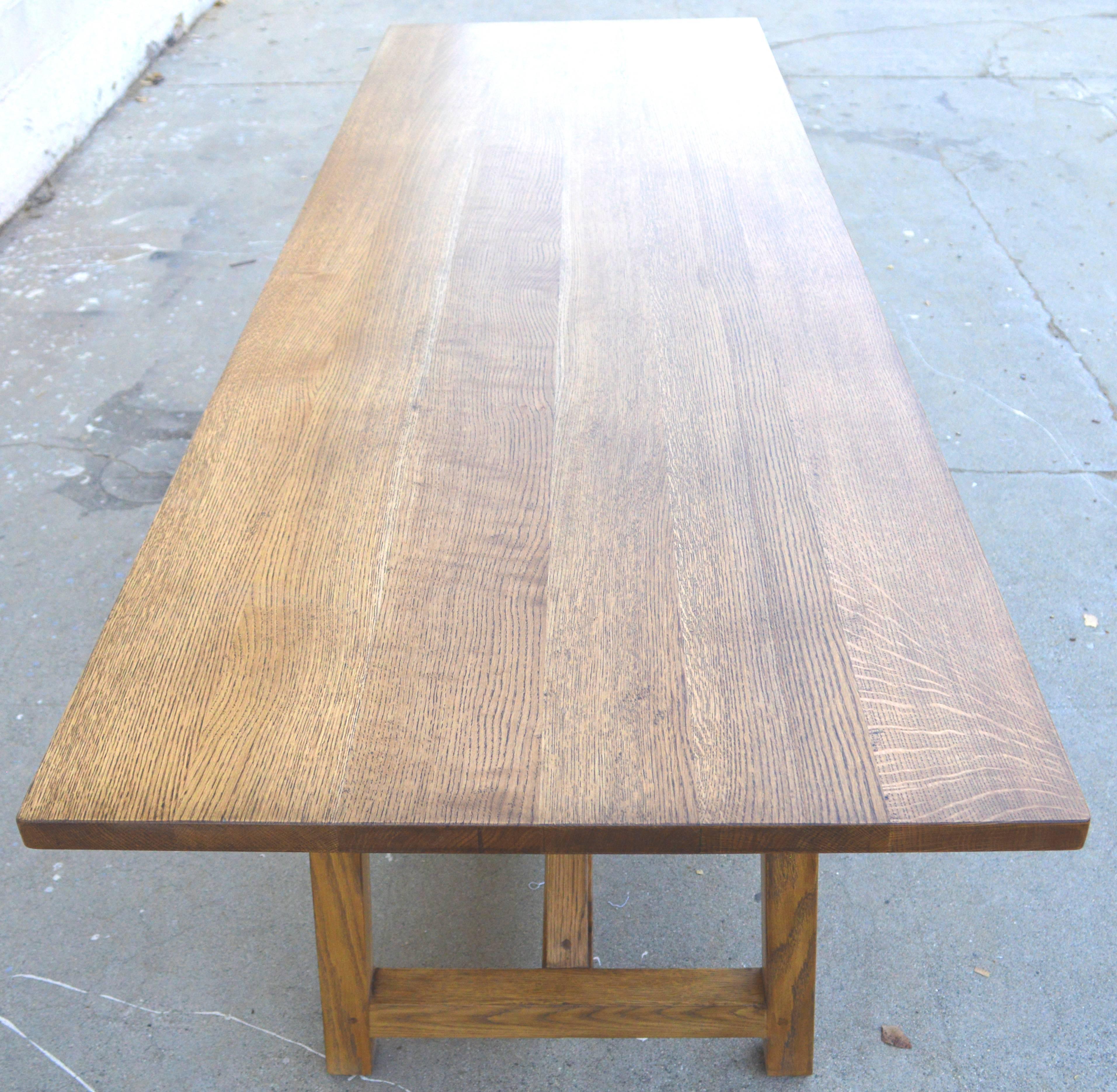 white oak table