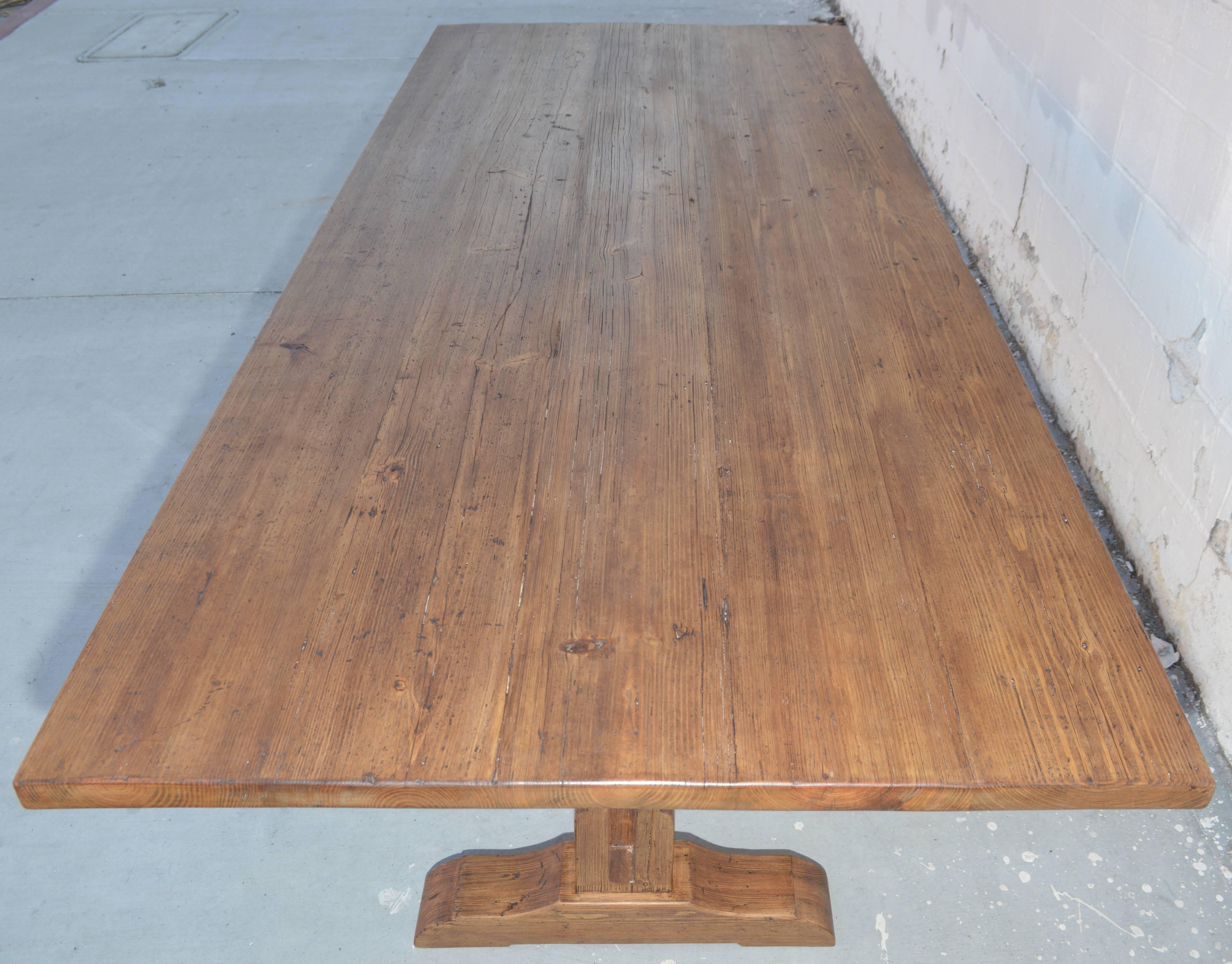 custom trestle table