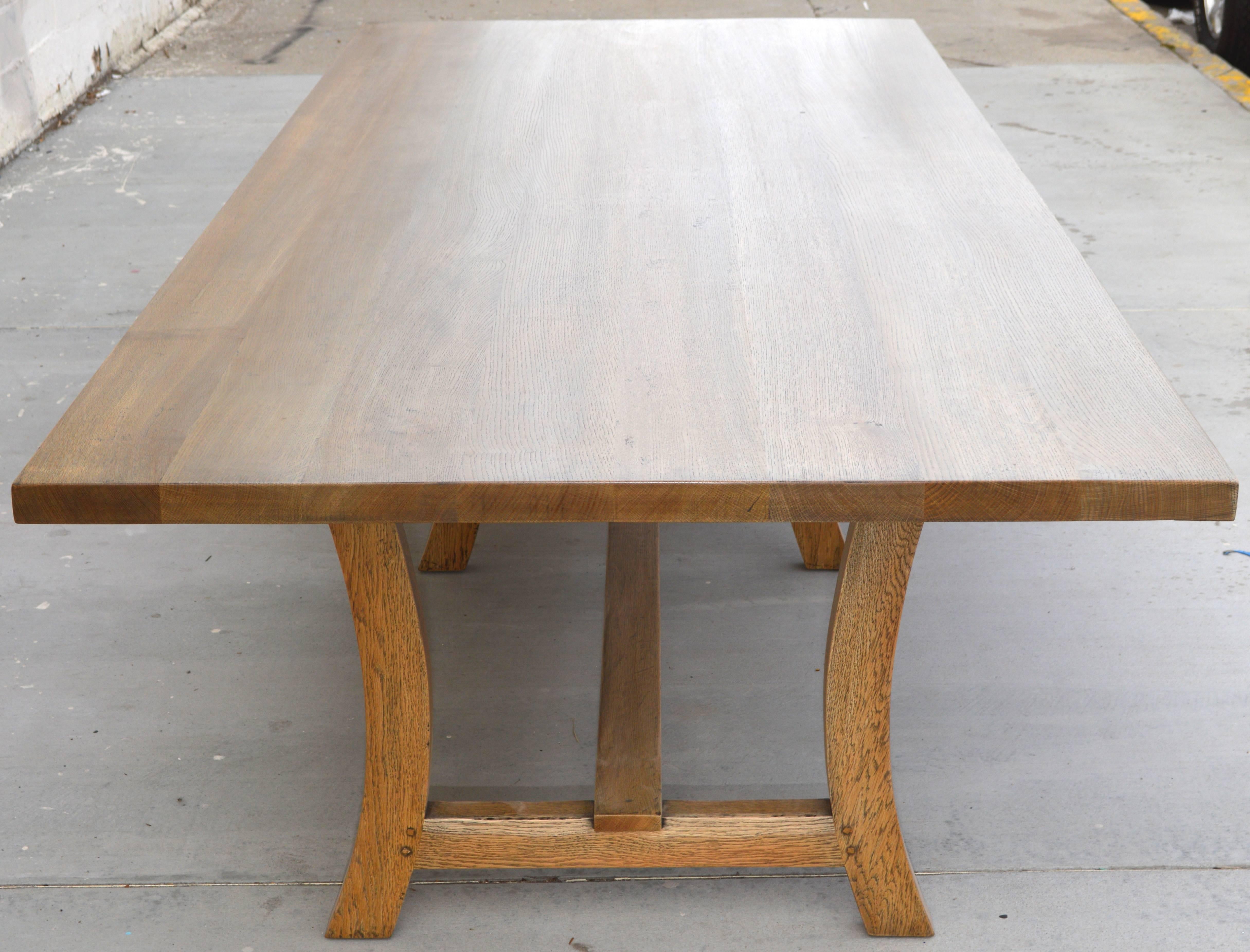 This custom dining table is seen here in 144