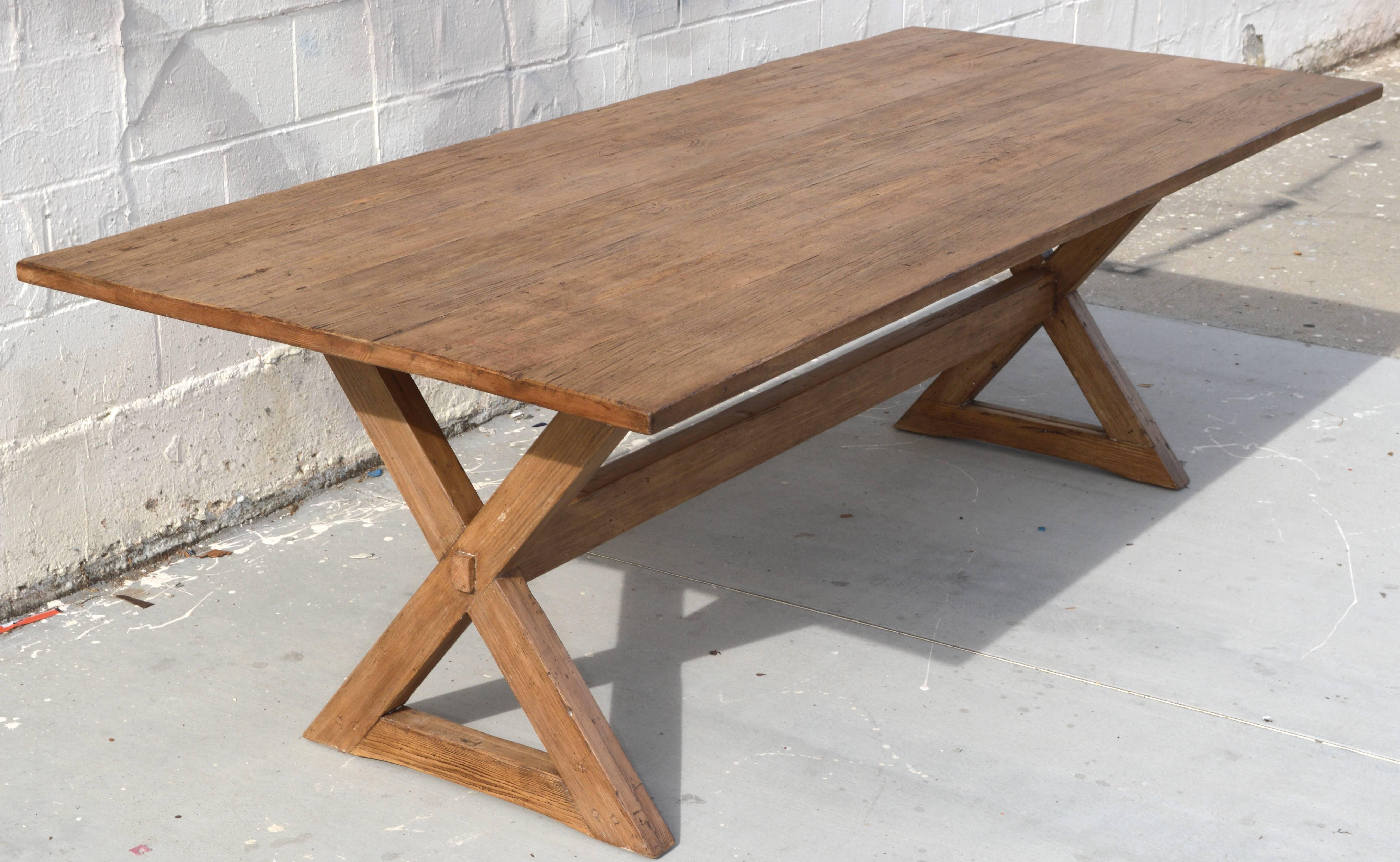 x trestle table