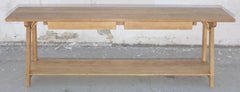 Agatha Console Table in Reclaimed Heart-Pine, Made to Order by Petersen Antiques