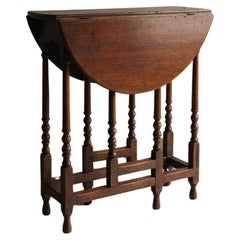 Table ovale Gateleg, Angleterre, années 1900