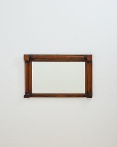 Antique English Mahogany Mantle Pier Mirror, 1880s