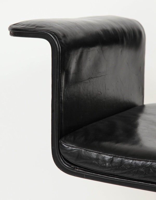 Danish Leather Chair by Jørgen Rasmussen for Kevi 5