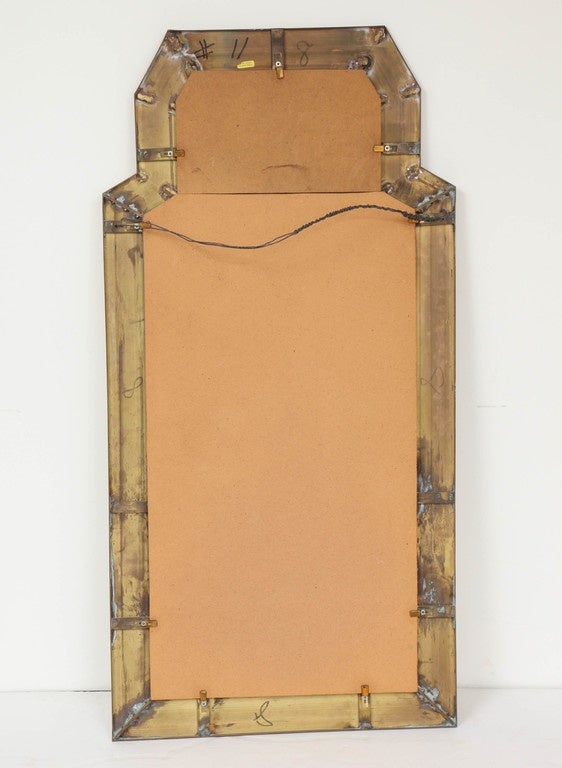 Large Chapman Mirror with Cast Brass Frame 3