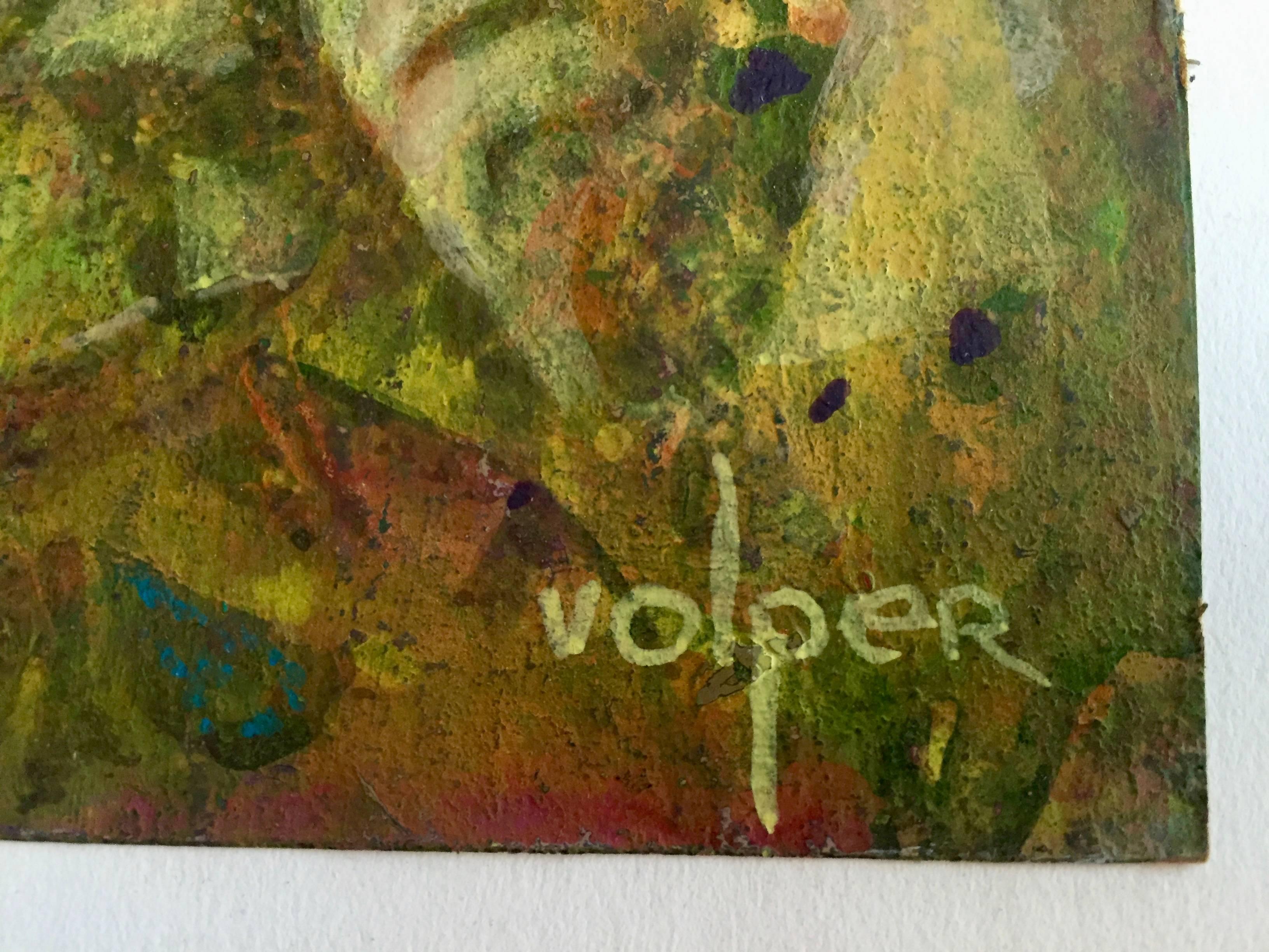 Gouache by i. v. Volper In Good Condition For Sale In New York, NY