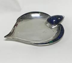 Los Castillo "Swimming Duck" Silver Plate Bowl