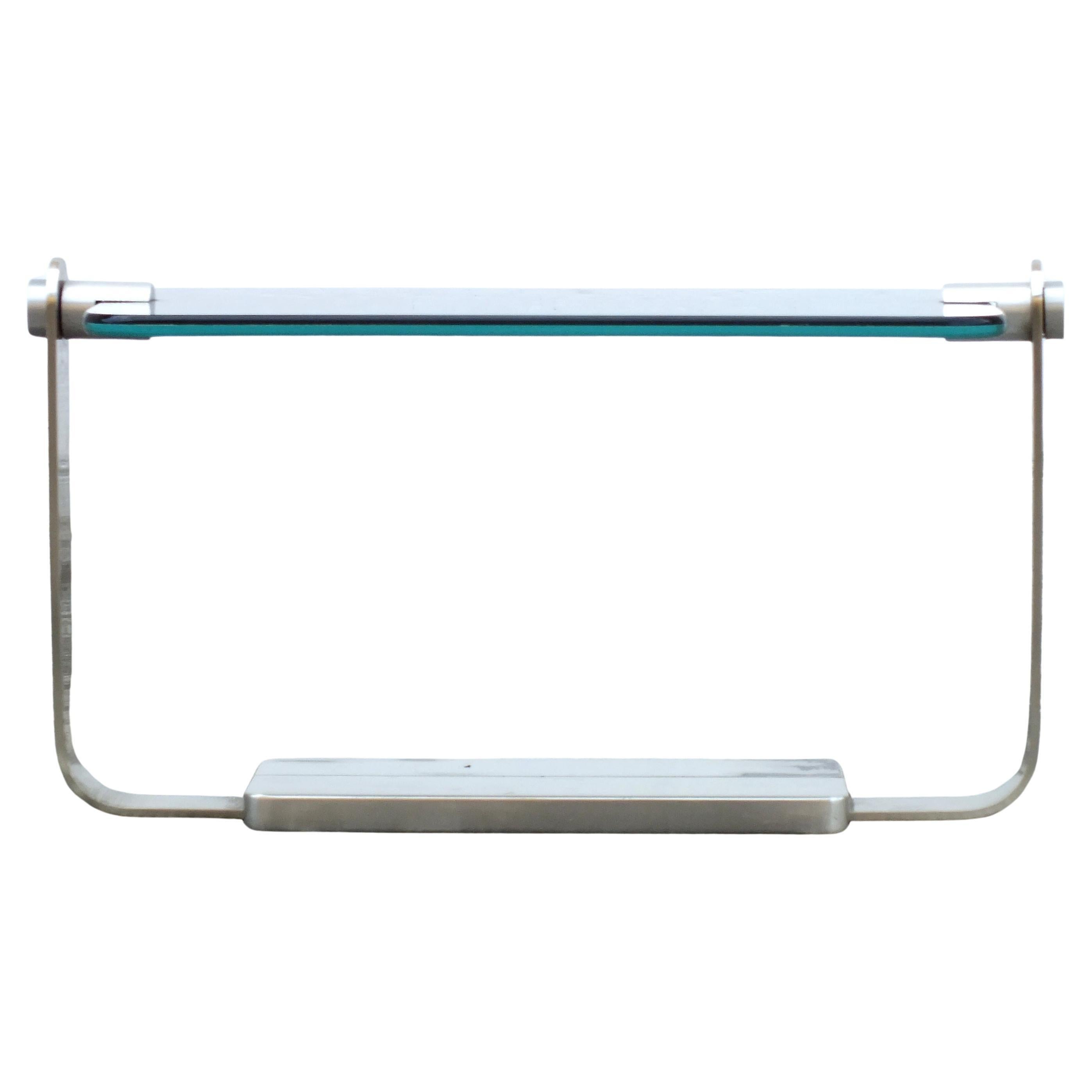 Paolo Caliani design years 70 by Linea T production Italy tilting table mirror Bon état - En vente à Biella, IT