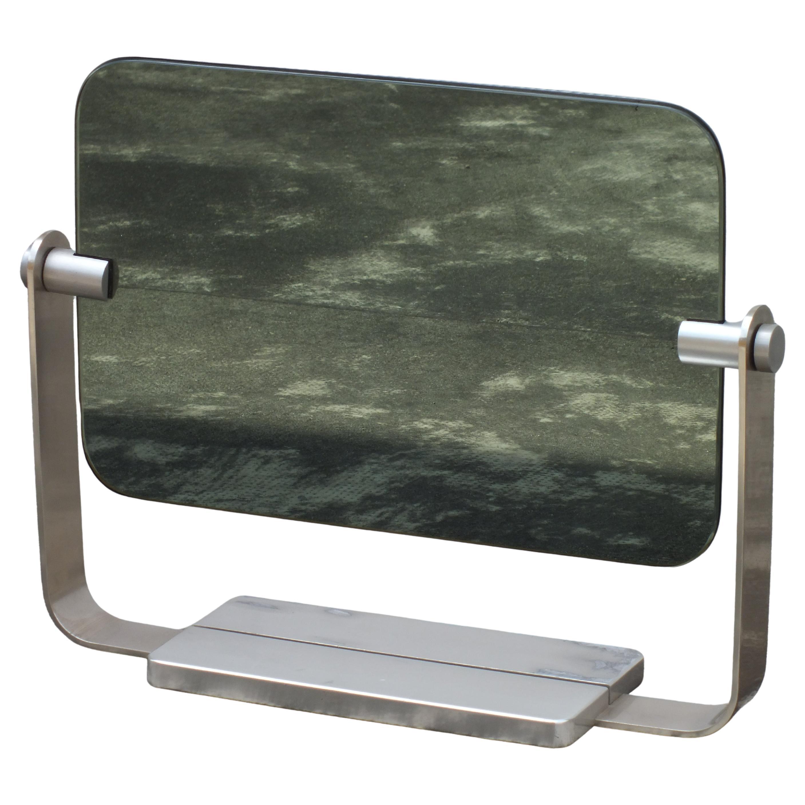 Paolo Caliani design years 70 by Linea T production Italy tilting table mirror en vente 4
