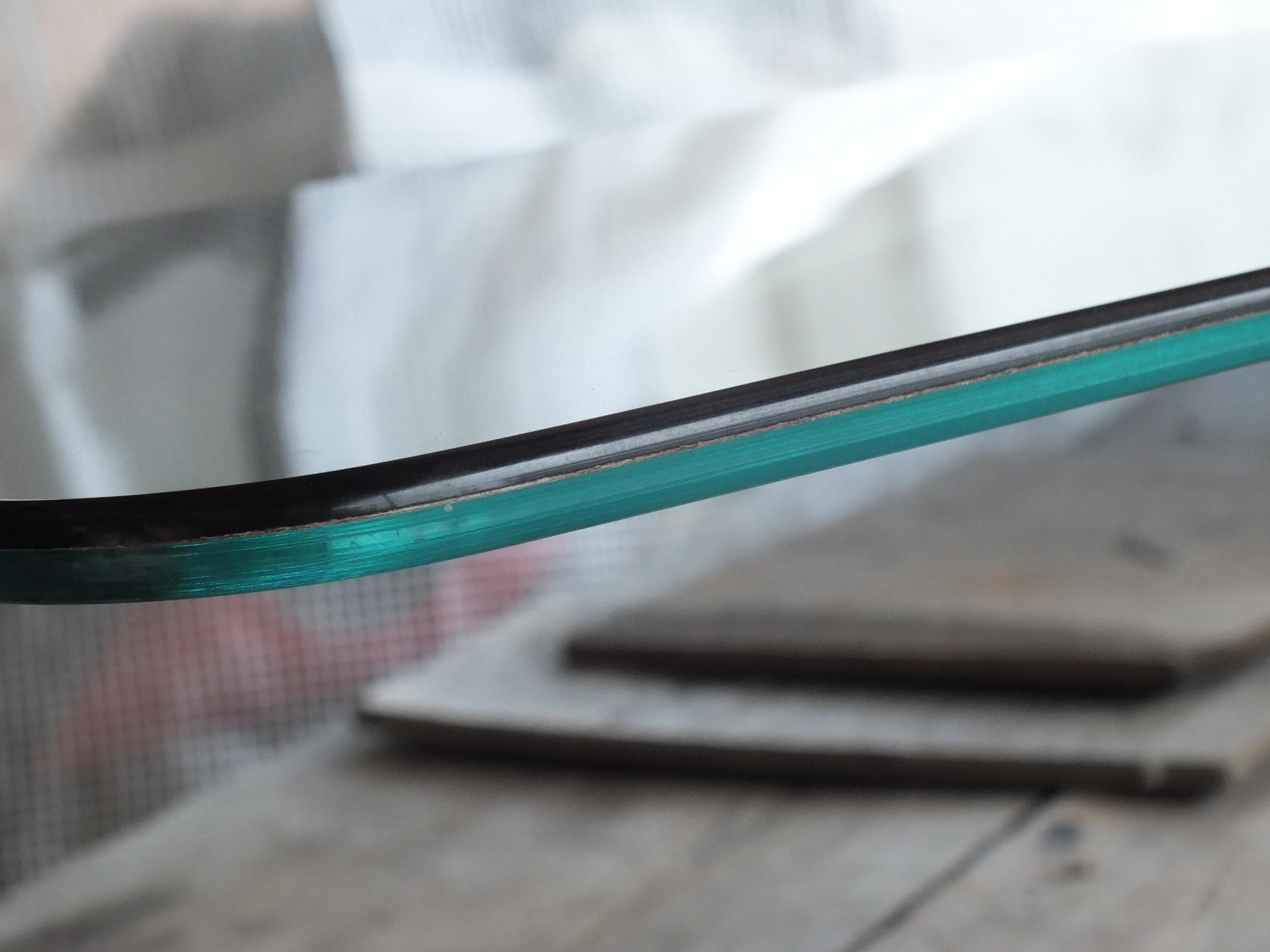 italien Paolo Caliani design years 70 by Linea T production Italy tilting table mirror en vente