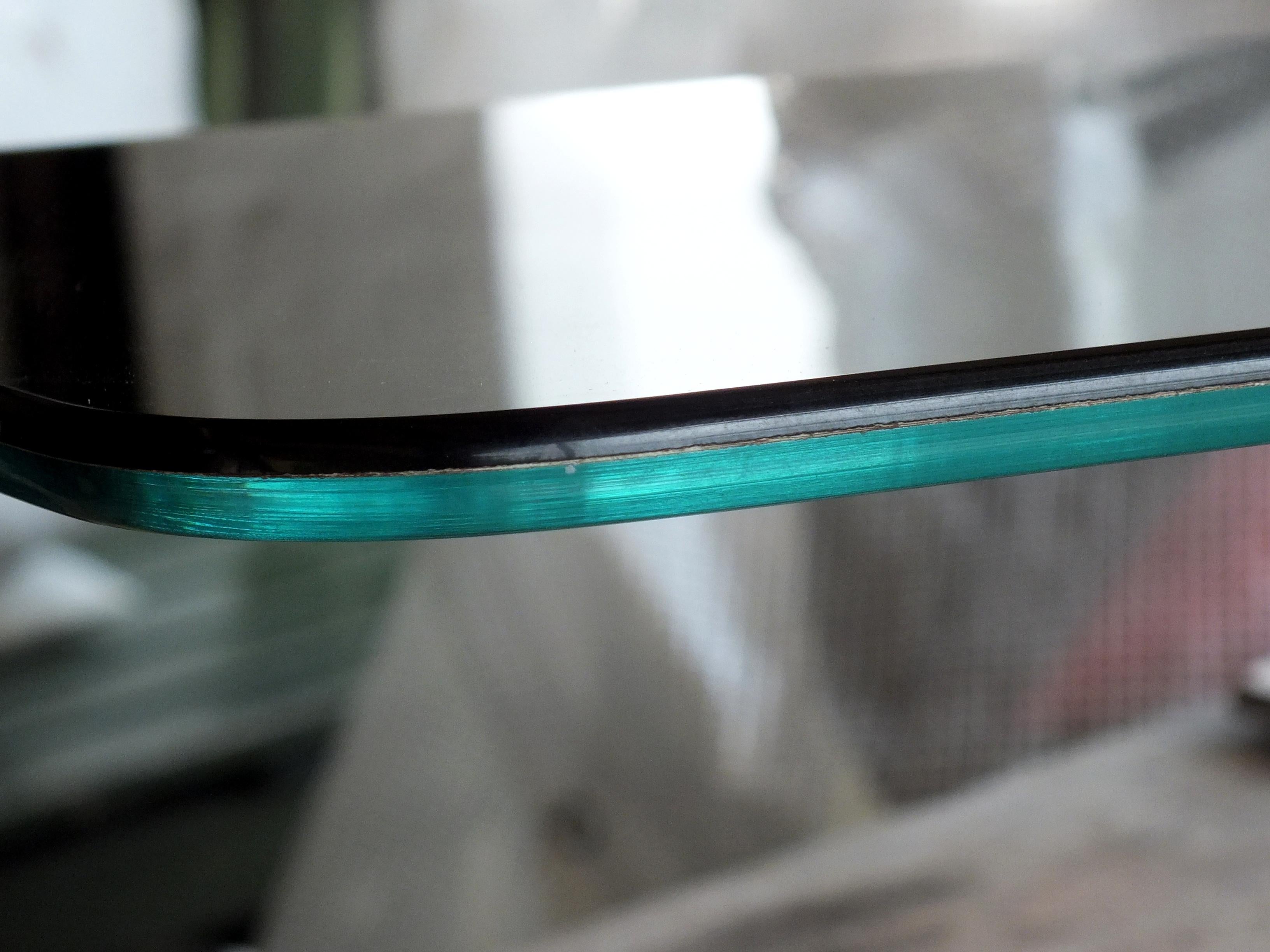 Paolo Caliani design years 70 by Linea T production Italy tilting table mirror en vente 1