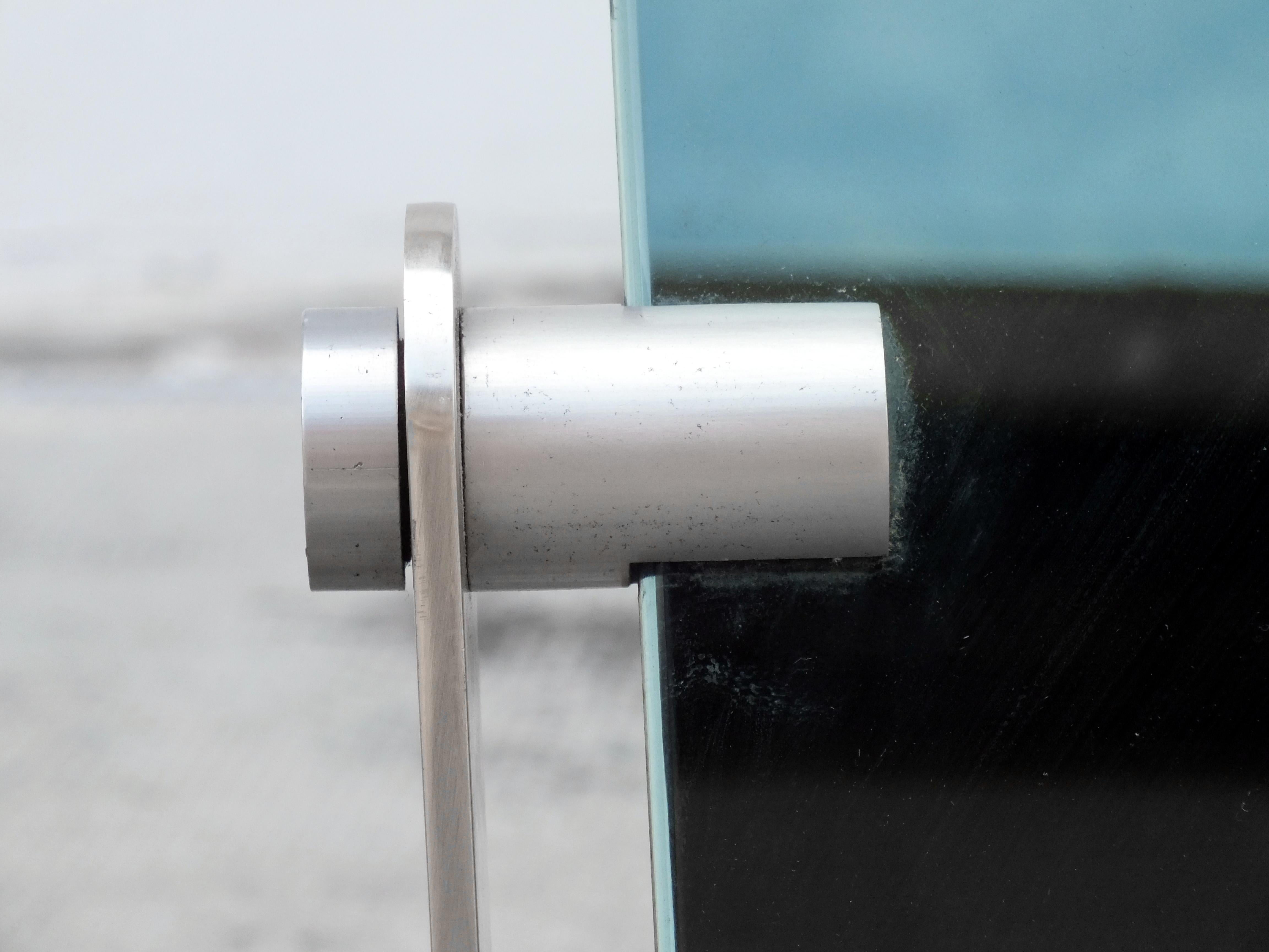 Paolo Caliani design years 70 by Linea T production Italy tilting table mirror en vente 3