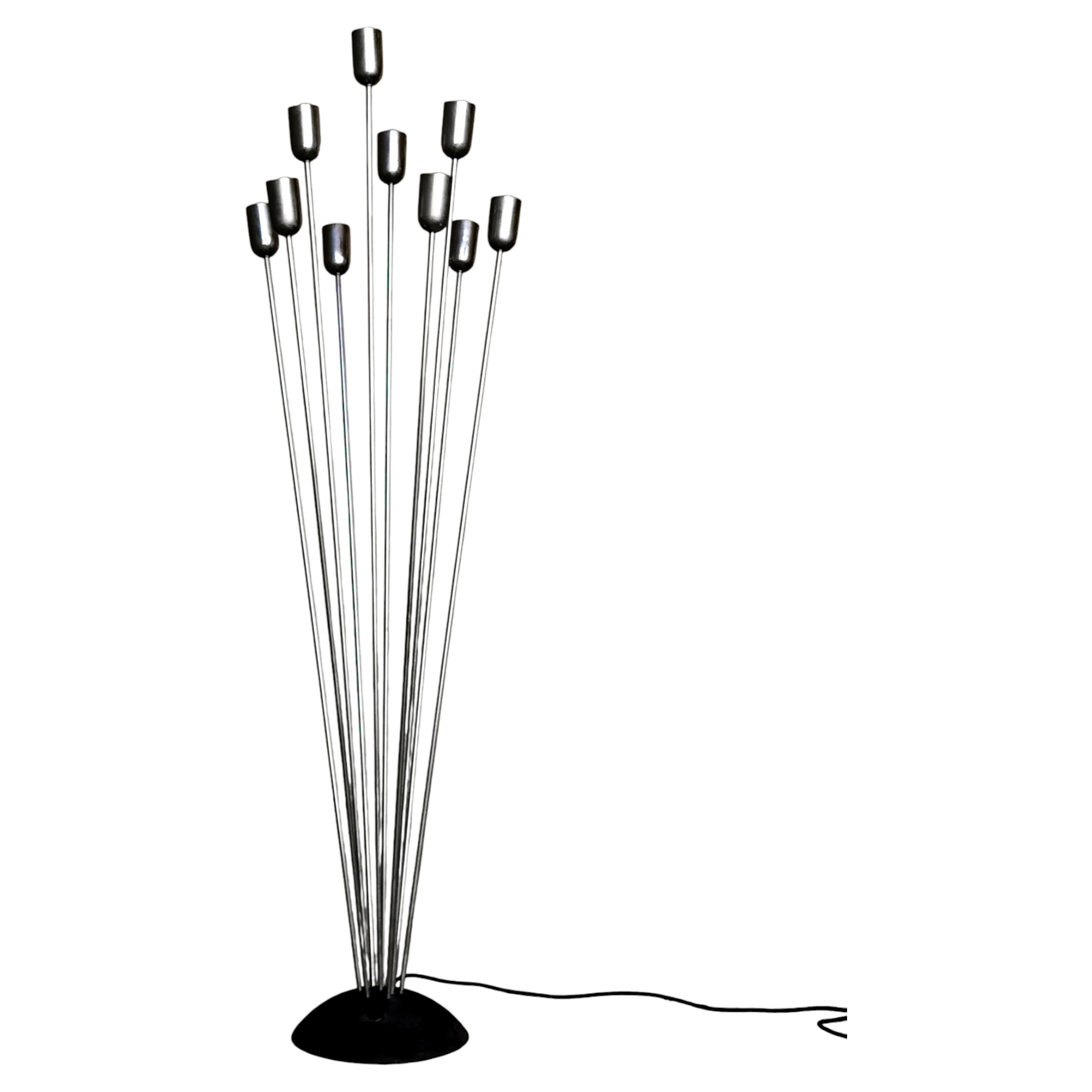 Pre-owned Lumi Milano Italy Floor Lamp Attributed To Oscar Torlasco In Year 60s In Clear