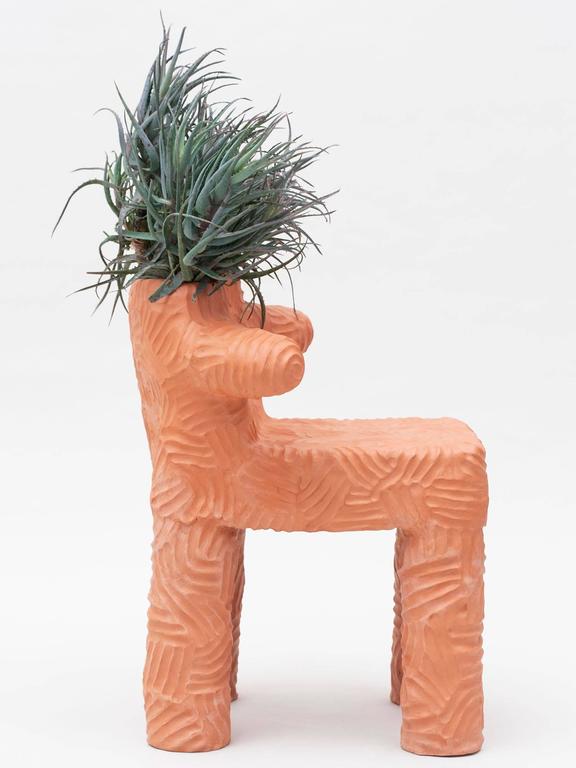Fired Chris Wolston Terracotta Plant Chair 