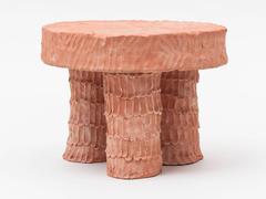 Terracotta Side Table by Chris Wolston