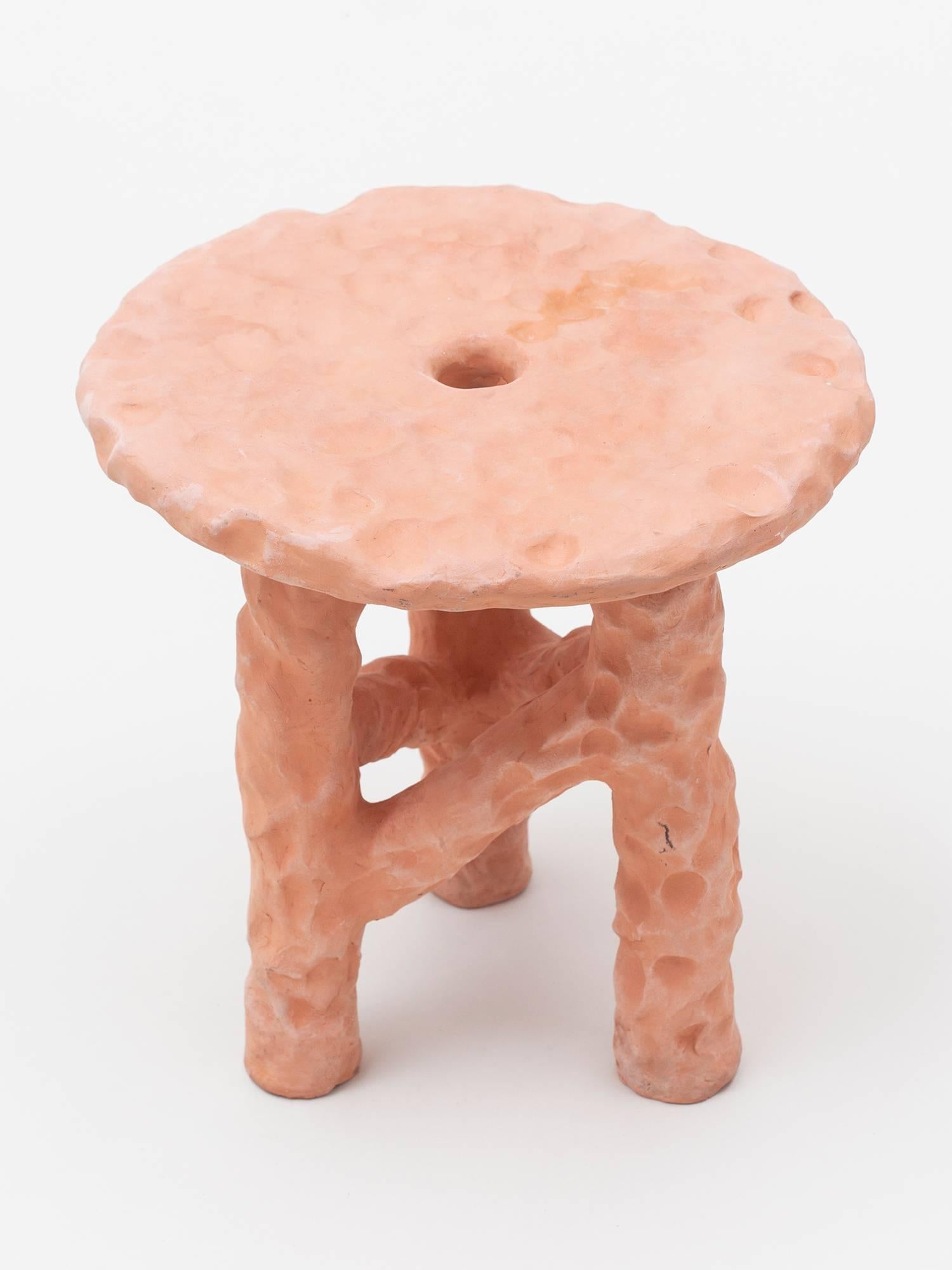 American Terracotta Side Table by Chris Wolston