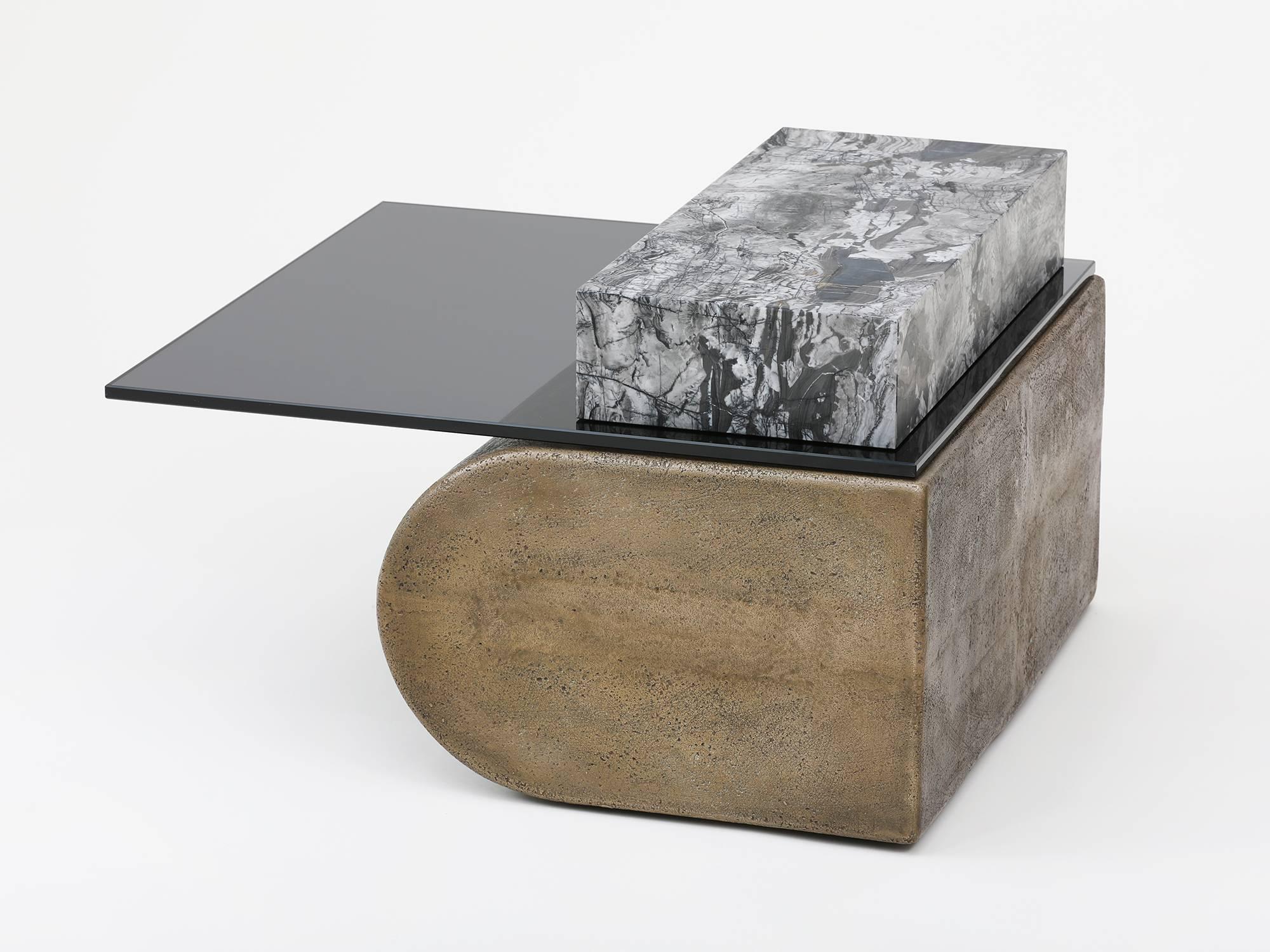 Effet bronze Tables cantilever Brian Thoreen en vente