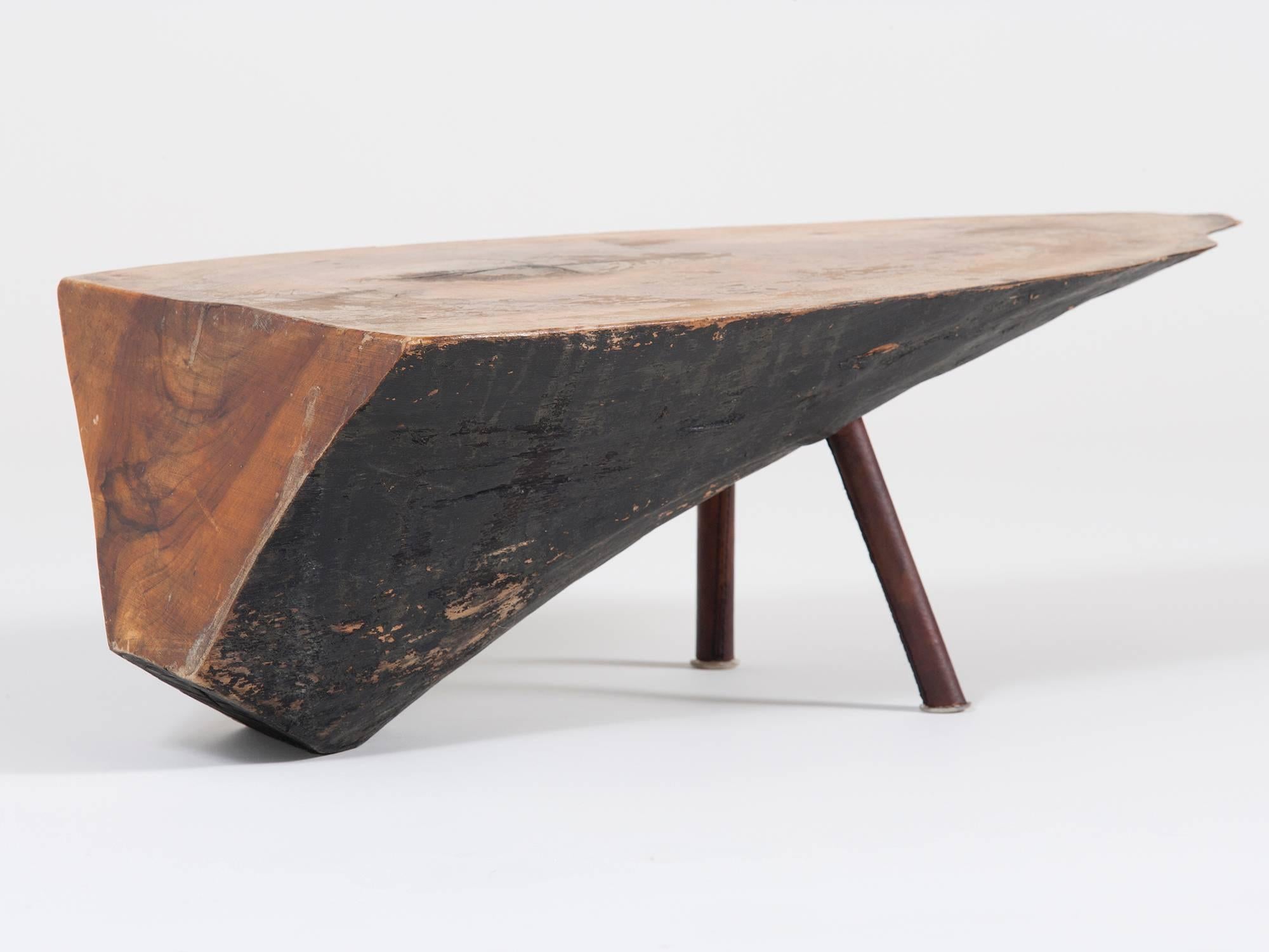 Mid-Century Modern Rare Carl Auböck Log Table