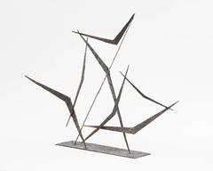 Marcello Fantoni Abstract Metal Sculpture