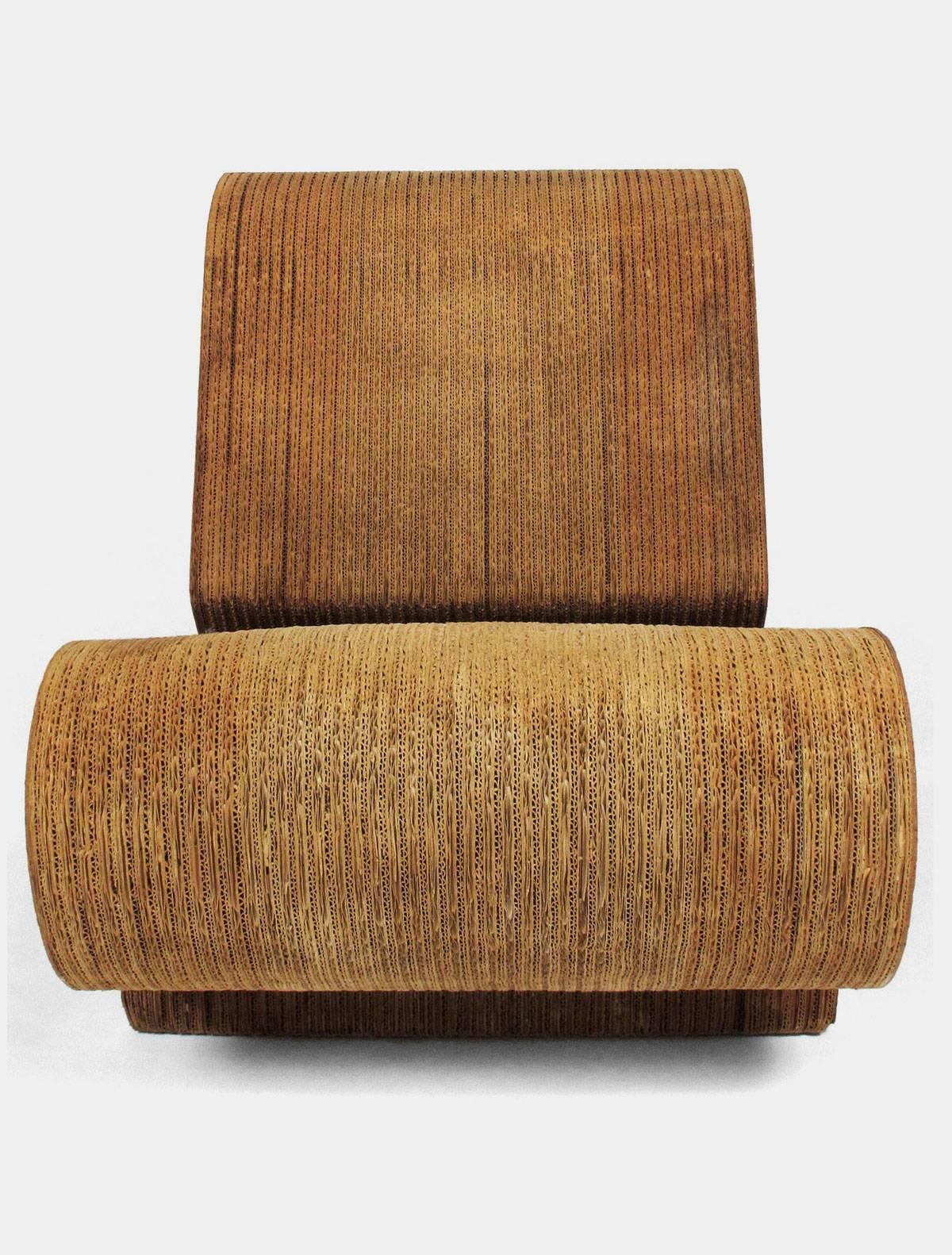 The Countour low lounge chair, from Frank Gehry's 