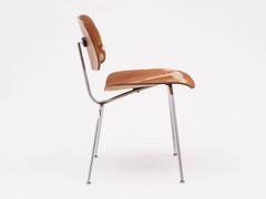 Eames Slunk Skin-Upholstered DCM Dining Chair