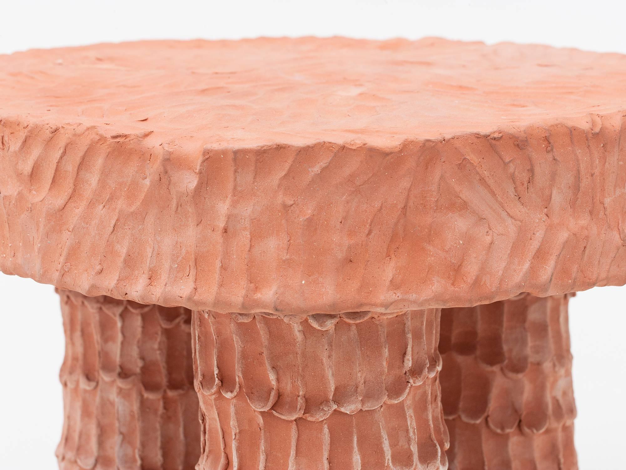 American Terracotta Side Table by Chris Wolston