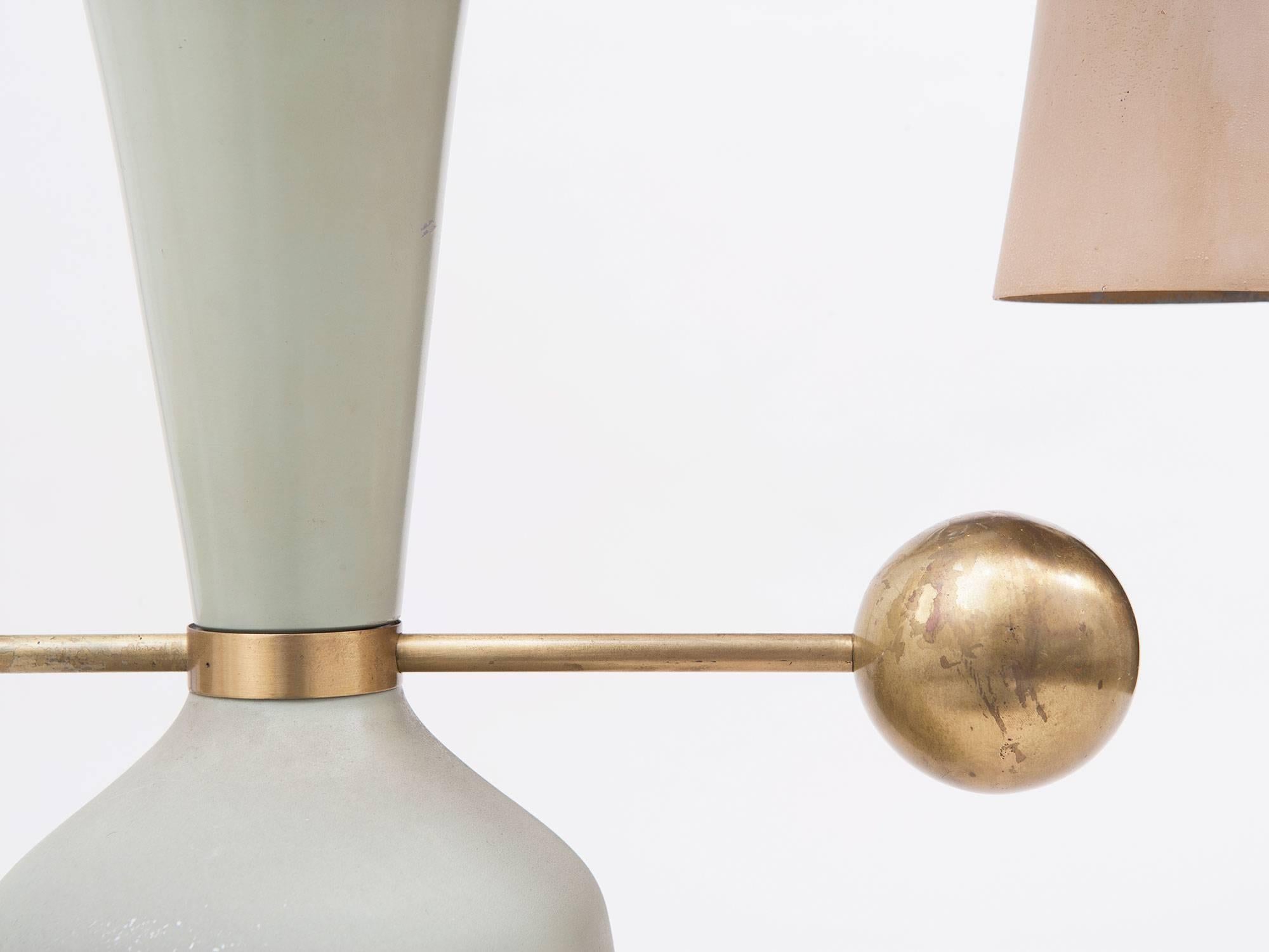 Italian Mario Tedeschi Suspension Lamp