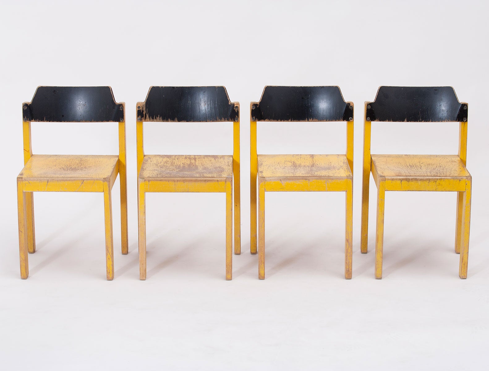 Midcentury German Stackable Yellow Wooden Children S Chairs For Midcentury German Stackable Yellow Wooden Children S Chairs For At 1stdibs