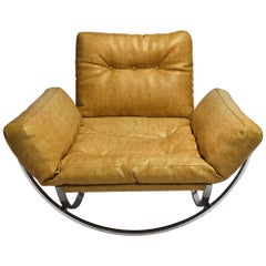 Vintage Lounge Chair by Lennart Bender for Charlton Co., Italy 1970s