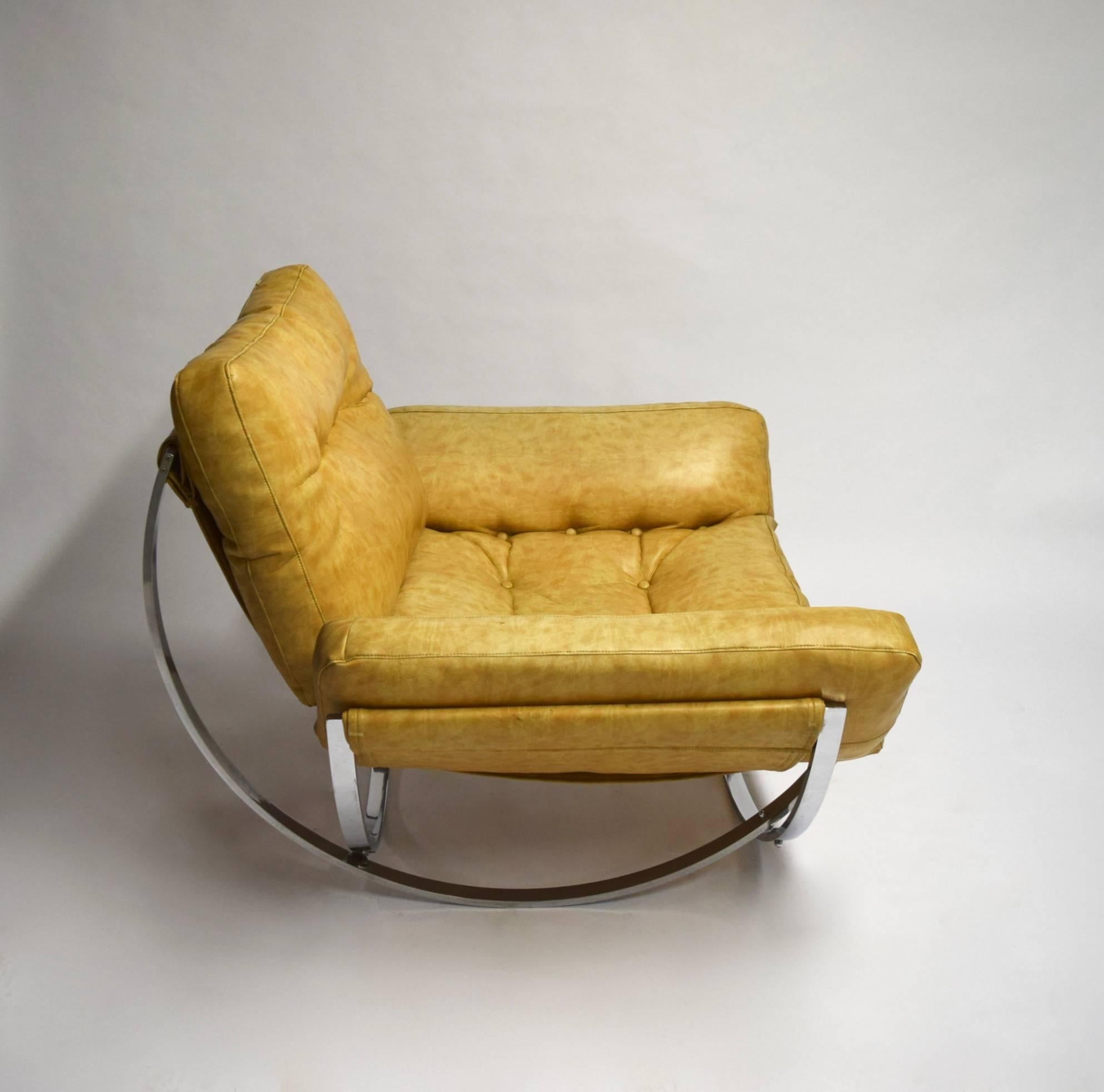 Lounge Chair by Lennart Bender for Charlton Co., Italy 1970s In Good Condition In Jersey City, NJ