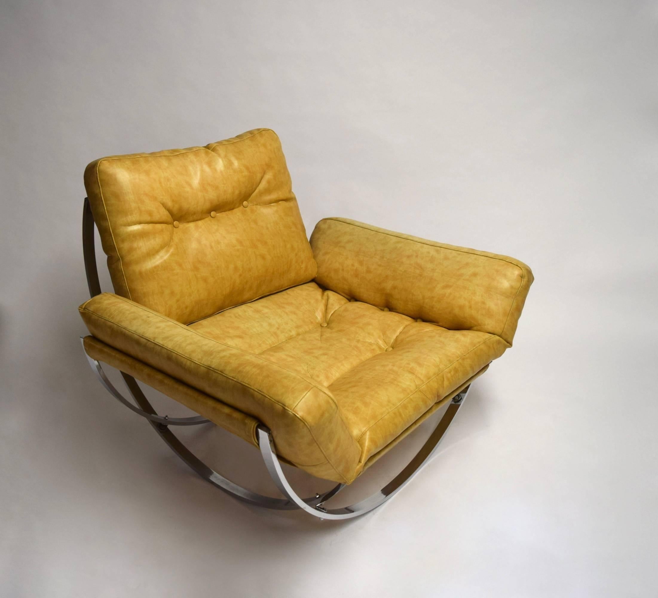 20th Century Lounge Chair by Lennart Bender for Charlton Co., Italy 1970s