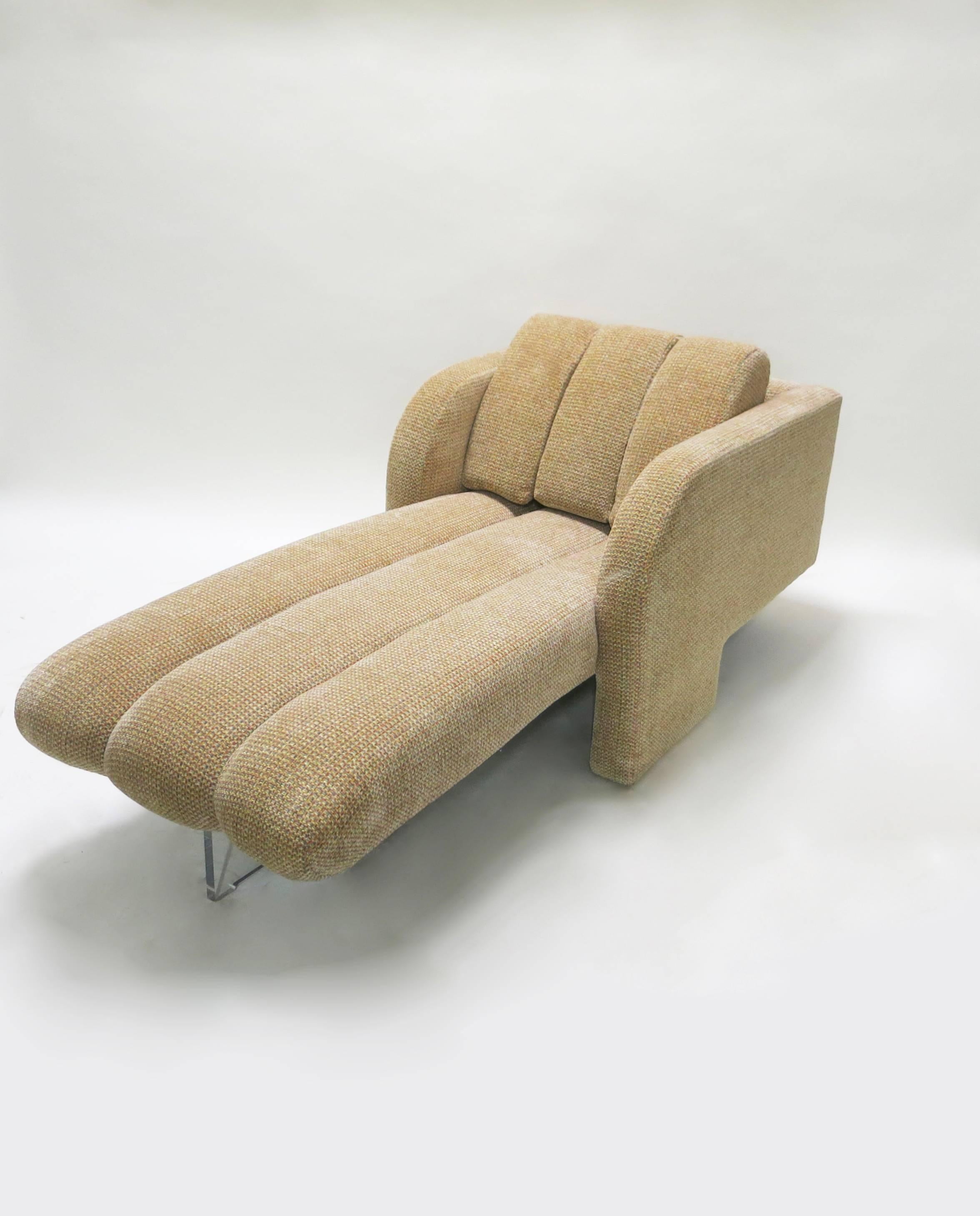 American Chaise Longue / Lounge Chair by Vladimir Kagan, USA 1970s