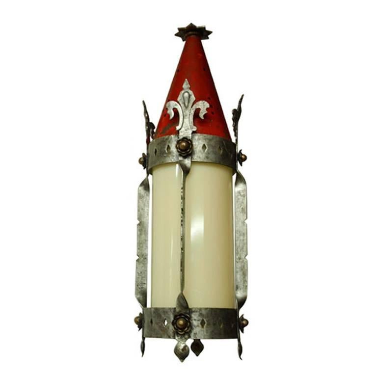 Ceiling Light Signed Rambusch NYC, USA, circa 1910 For Sale