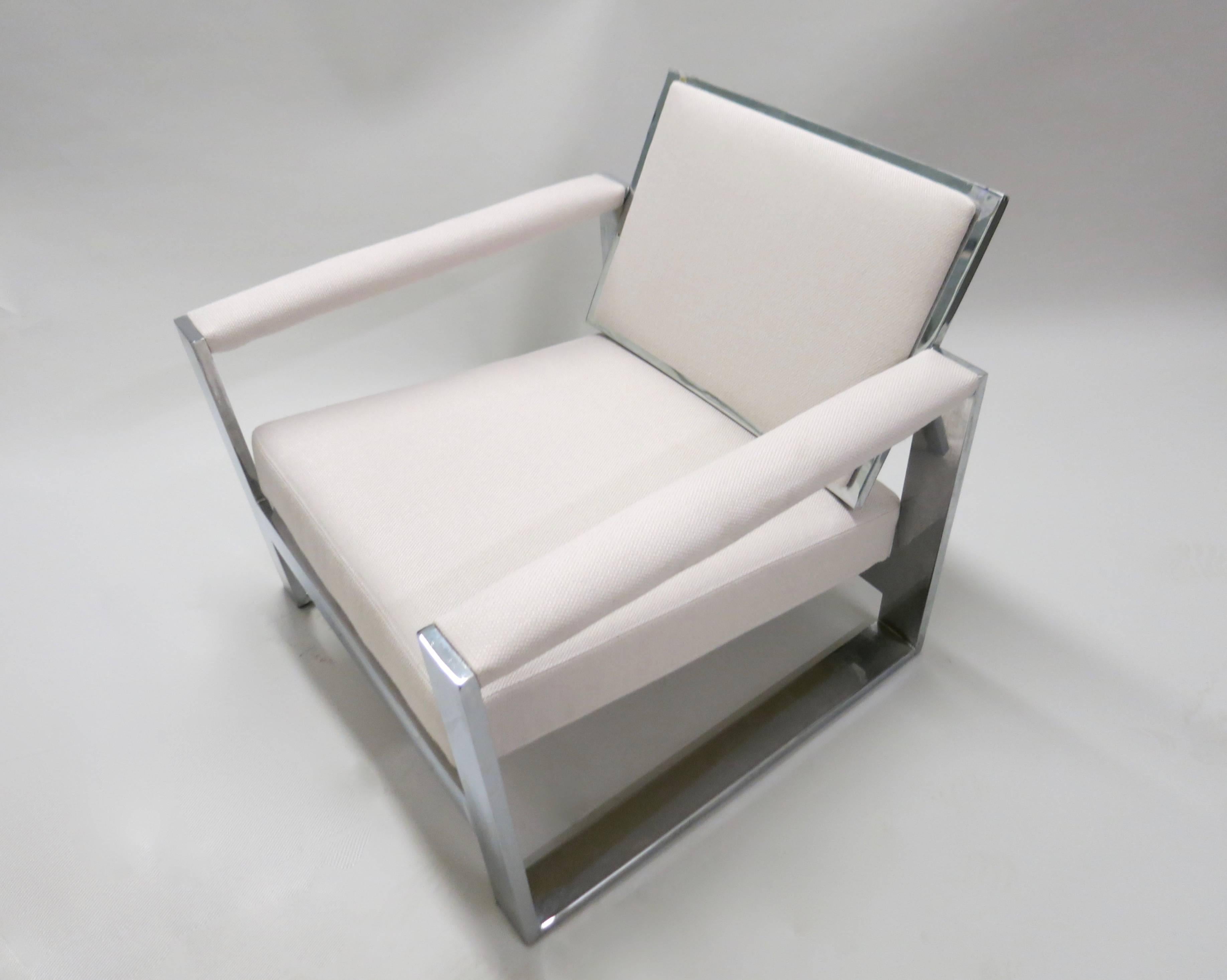Late 20th Century Pair of Lounge Chairs by Milo Baughman for Thayer Coggin For Sale