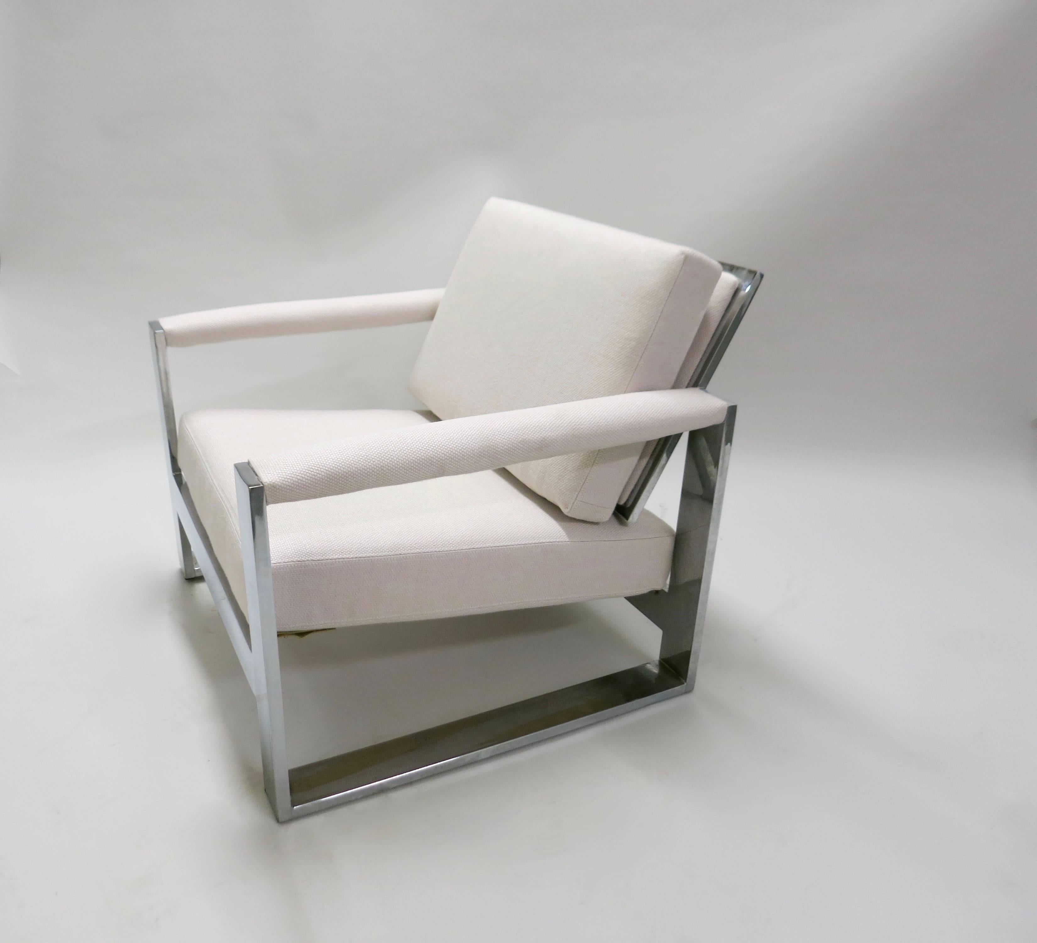 Pair of Lounge Chairs by Milo Baughman for Thayer Coggin In Good Condition For Sale In Jersey City, NJ