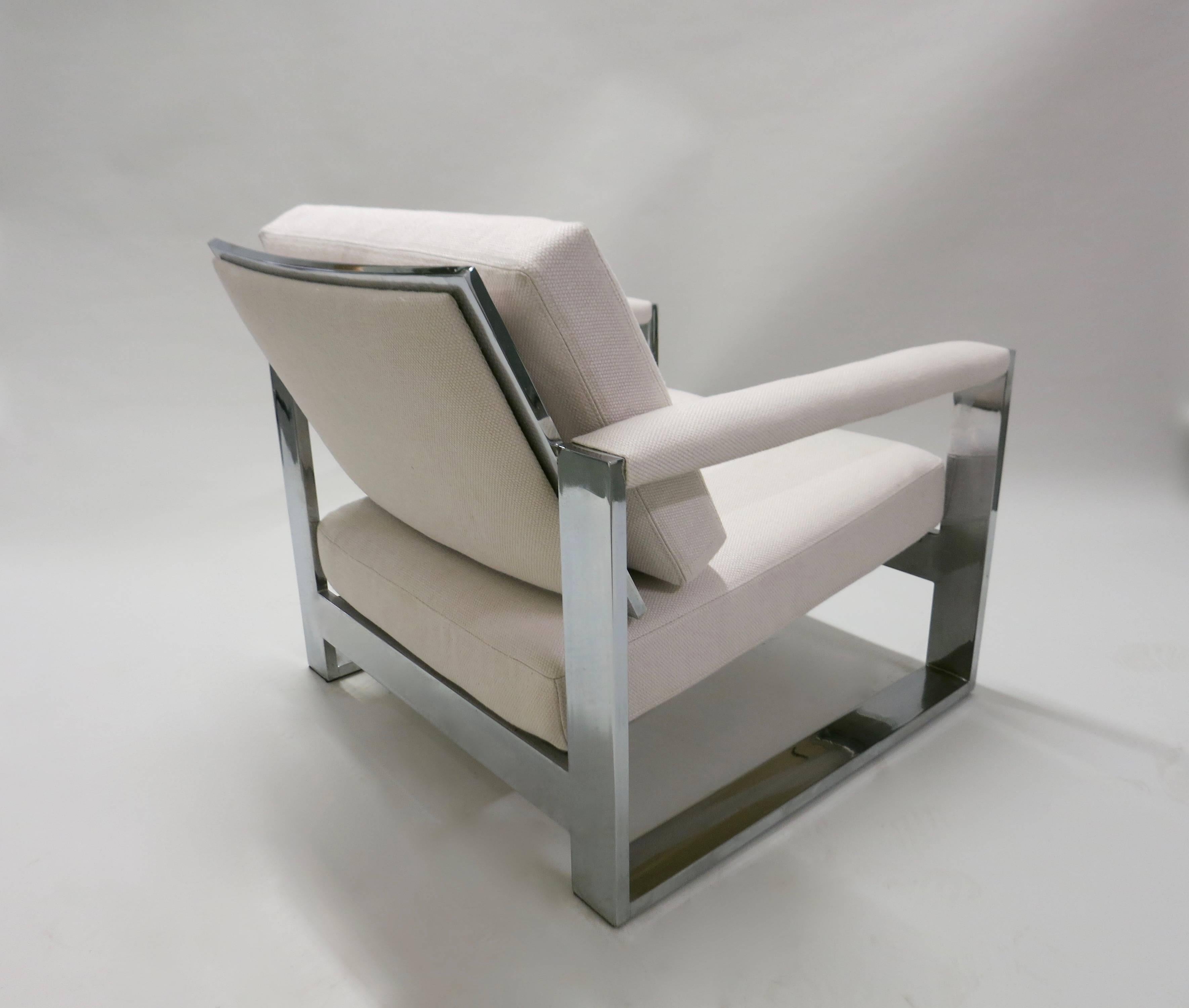 Pair of Lounge Chairs by Milo Baughman for Thayer Coggin For Sale 2