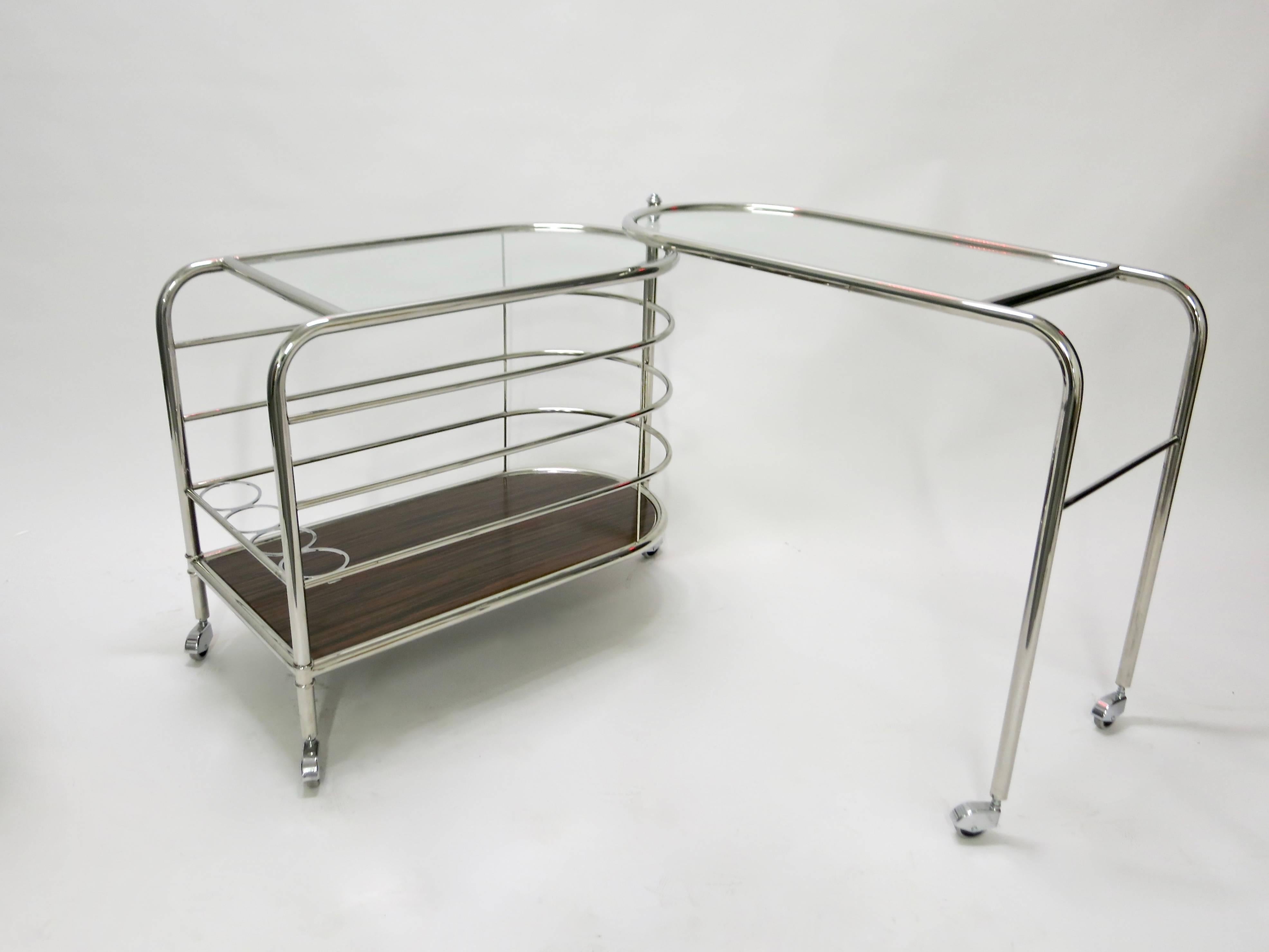 Late 20th Century Rolling Bar Cart by Ralph Lauren Called 