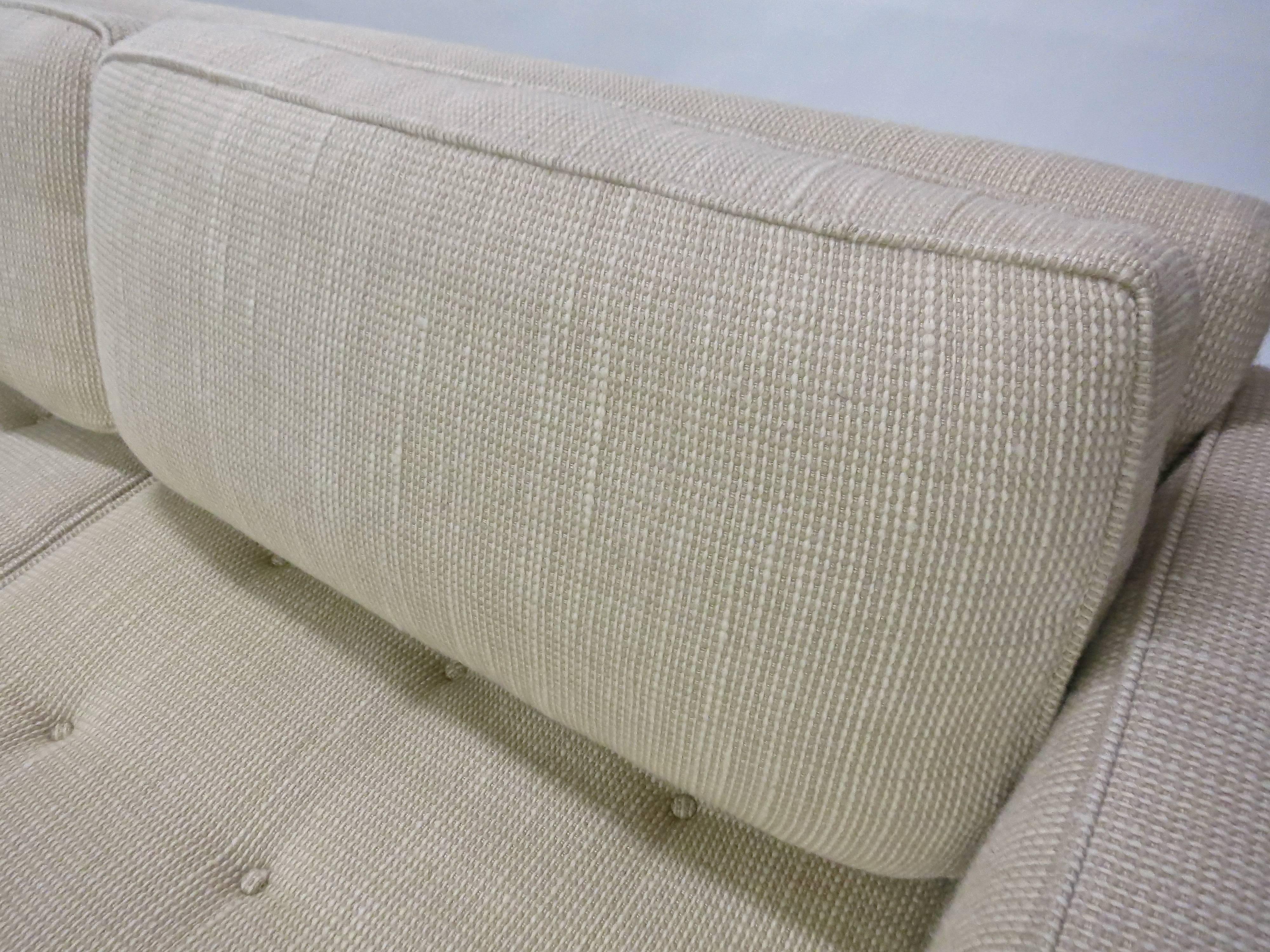 American Sofa by Charles Pfister for Knoll, Original Fabric circa 1960 Made in USA