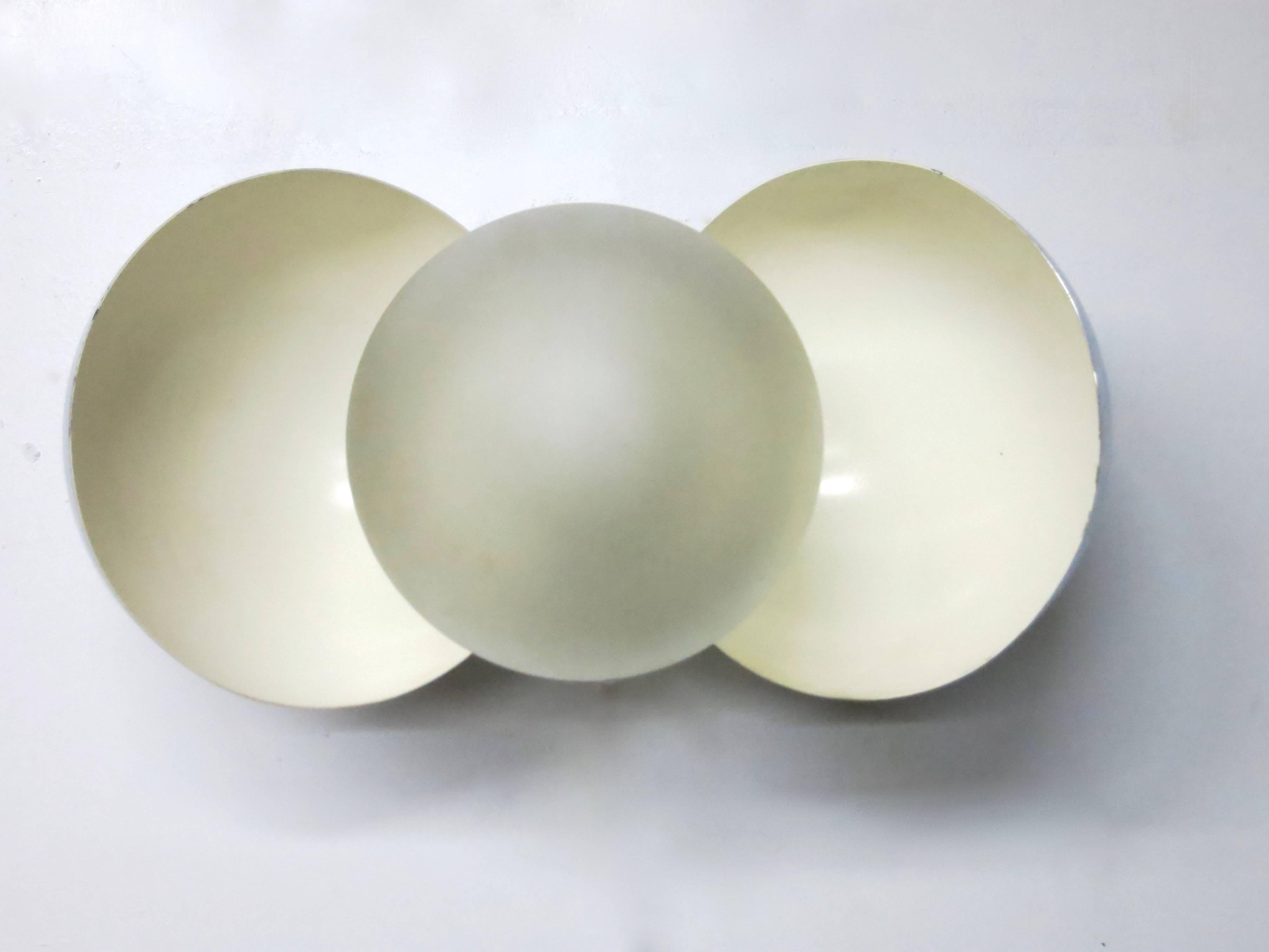 Mid-Century Modern Pair of Sconces by Studio Reggiani, circa 1965 Made in Italy