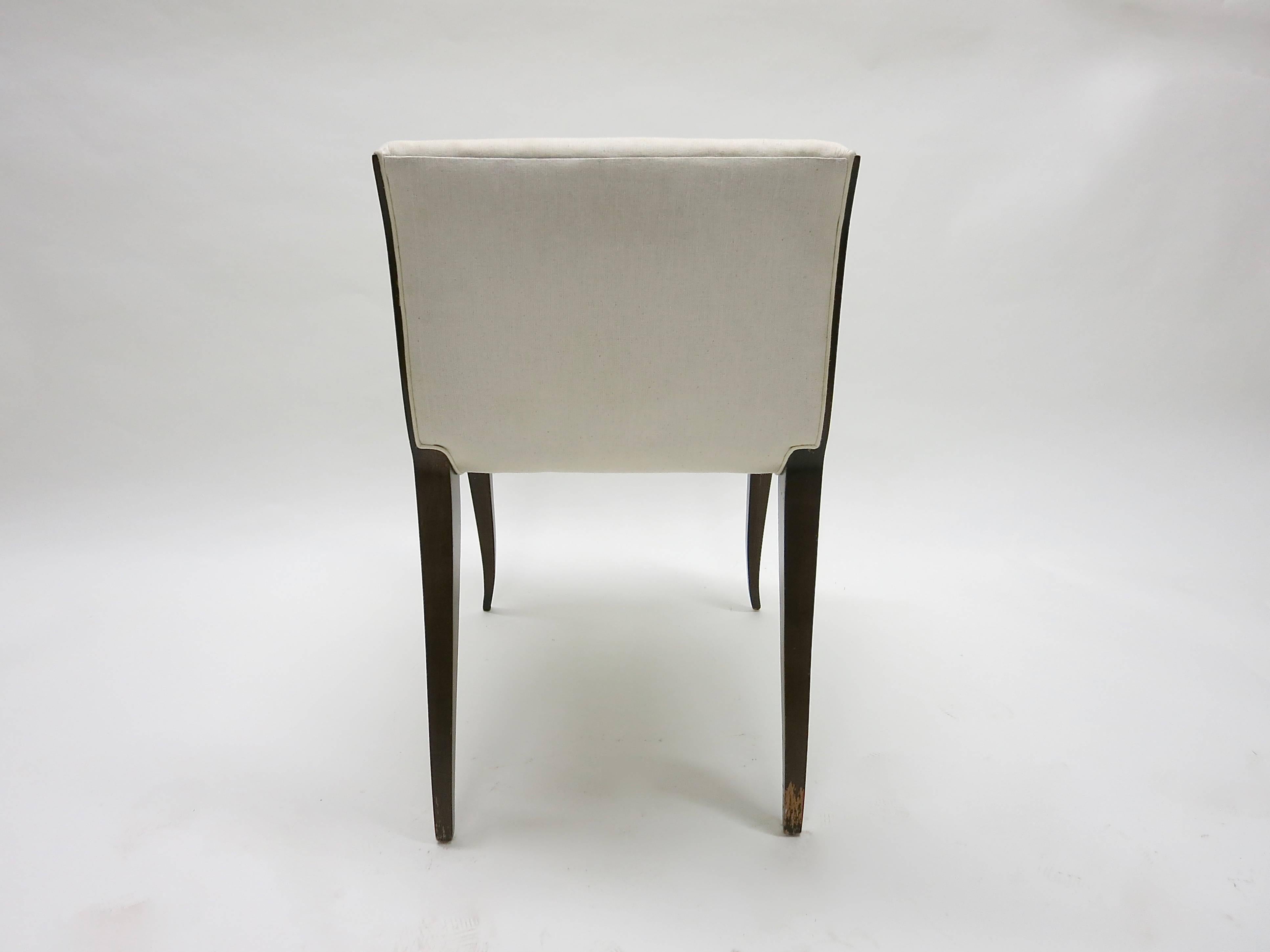 20th Century Vanity Stool Original Design by Émile-Jacques Ruhlmann in 1927, France